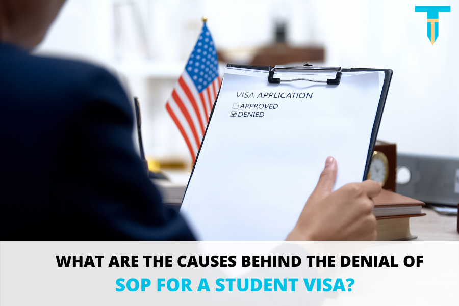 What are the causes behind the denial of SOP for a student visa?