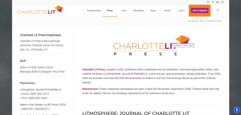 charlotte lit press